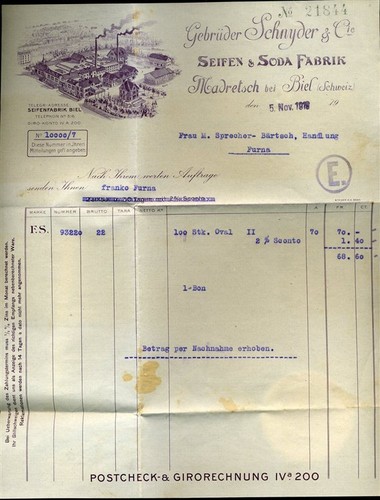 163972 schweiz ill rechnung - schweiz,