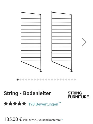 String bodenleiter für - string,