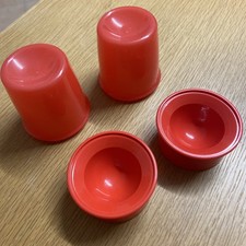 Tupperware Eierbecher 2er Rot *gebr*