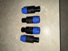 4 stk.neutrik speakon stecker NL4FC