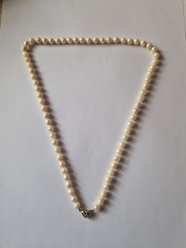 Perlenkette mit kastenschloss - perlenkette,