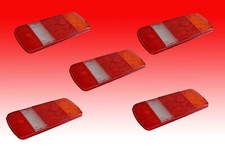 5x Lichtscheibe links rechts passend für Mercedes Benz Atego Glas Rückleuchte