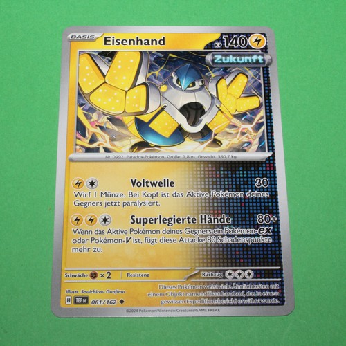 Pokemon eisenhand 061 162 tef - eisenhand,