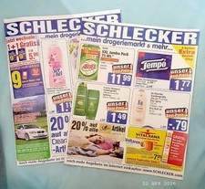 2 alte Werbungen, SCHLECKER
