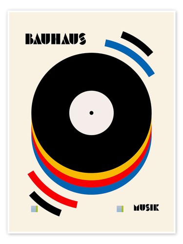 Poster bauhaus musik - poster,