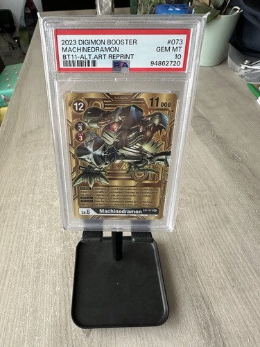 Machinedramon digimon gold psa - digimon,