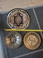 3 METALL TELLER, ZIER Teller