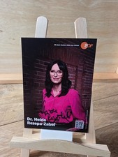 DR.HEIDE REZEPA-ZABEL / BARES FÜR RARES signed Autogrammkarte 10x15 (4119)