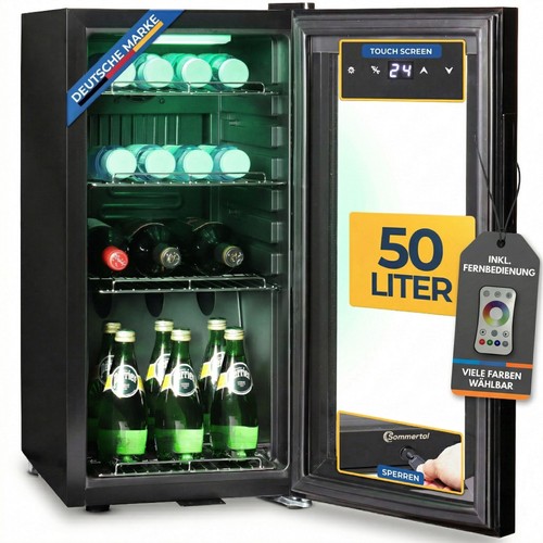 Sommertal kühlschrank 50l rgb - kühlschrank,
