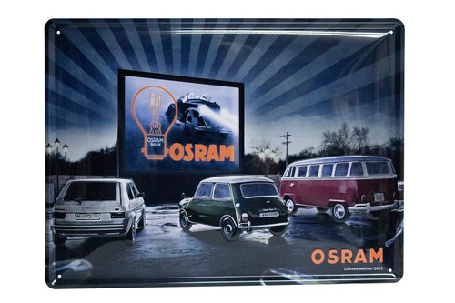 Blechschild osram 30x40 - blechschild,
