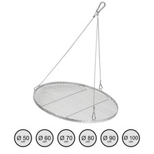 Grillrost Edelstahl Rund