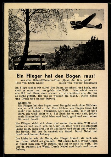 Ein flieger hat - ak,