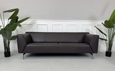 Rolf Benz Linea 318 Sofa Leder Braun Couch Bank 173cm