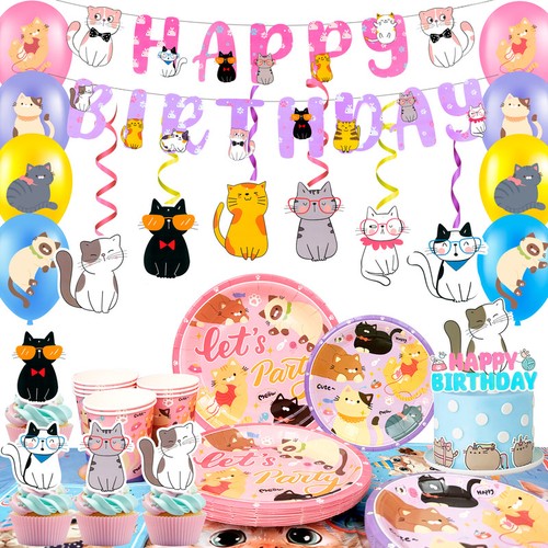 Katzen party deko kinder - katzen,