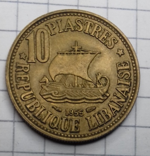 Libanon piaster 1955 - piaster,,