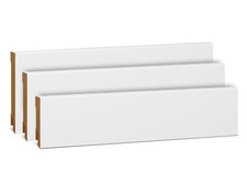 Sockelleiste Weiß MDF
