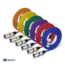 EBXYA XLR-Kabel 2M 6er Pack