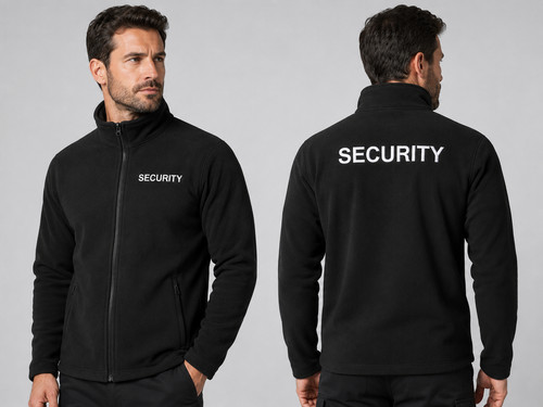 Herren flecce security jacke - flecce,