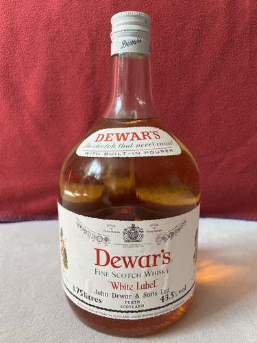 Dewar white label whisky - white,