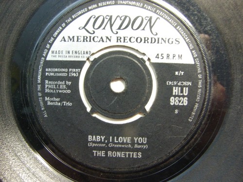 The ronettes baby i - –, love