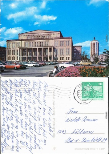 Ansichtskarte leipzig - ansichtskarte,