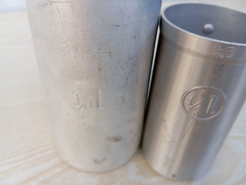 Messbecher ddr alu gepunzt - messbecher,