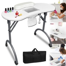 Faltbar Maniküretisch Tragbaresmanikürtisch Nageltisch Mobilesmanikürtisch Räder
