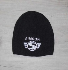 Graue Simson Strickmütze