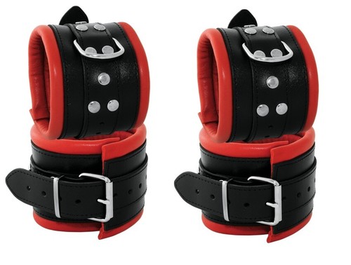 Bdsm 80mm leder bondage - leder, set