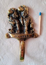 Messing Wand Haken Spaniels Hund Spaniel