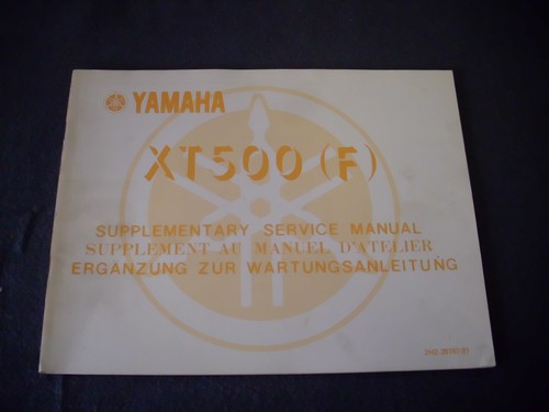 Yamaha 500 1978 - xt,