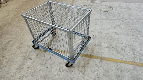 Gitterbox mit rollen - mit,