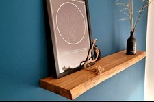 Regal Schweberegal Eiche geölt Wandregal Ablage Sideboard Baumkante