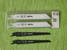 NEU KWB Säbelsägeblatt 2 x Holz 4 x Metall 150 mm für Elektro Fuchsschwanz