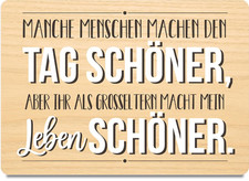 Oma und Opa Geschenk Karte