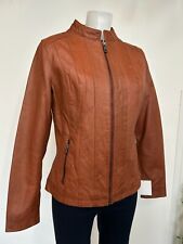 bugatti Lederjacke Cognac Gr