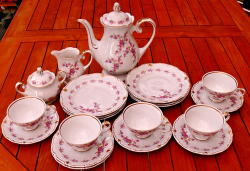Reichenbach kaffeeservice ddr - reichenbach,
