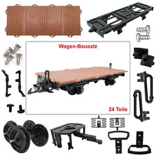 Flachwagen braun als modularer