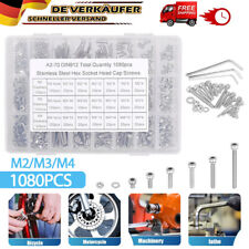 1080Tlg Set Sechskant Schrauben & Muttern Edelstahl Maschinenschrauben Sortiment
