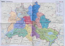 Bezirke Berlin Stadtplan Plan