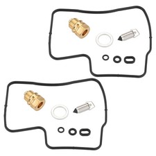 2x Vergaser Reparatur Satz Kompatibel mit Honda VT 600 C Shadow 1988 Motorrad
