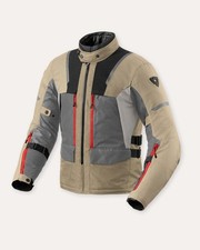 Jacke Motorrad Re' Vit Offtrack 2 H2O Sand Grey Touring 4 Jahreszeiten Revit