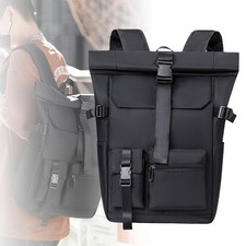 Rucksack Rolltop Freizeitrucksack Reisetaschen HerrenDamen Wasserdicht Dauerhaft