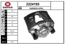 Bremssattel Vorne Links Ate-System für Opel Combo Tigra Corsa B Astra F 88-05
