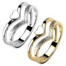 Designer herz damen ring - herz,