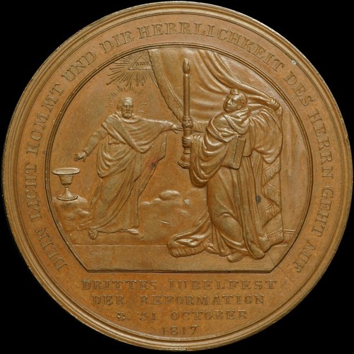Reformation bronze medaille - reformation:, bronze-medaille