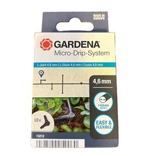 GARDENA® Micro-Drip-System 2.0 L-Stück 4,6 mm - 3/16" - 10er Pack 13212 A