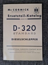 Mc Cormick D320 Standard Ersatzteilliste Ersatzteilkatalog