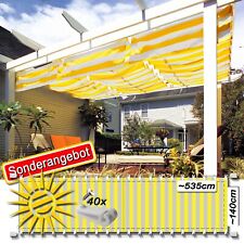 TOP Seilspannmarkise gelb