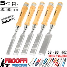 5 x Profi Stechbeitel